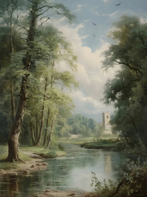 toile vintage de campagne fleurs sauvages art mural décor intérieur