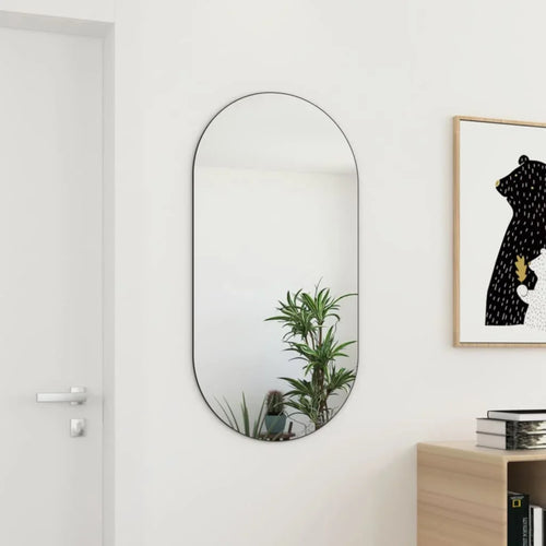 miroir décoratif en verre avec sticker mural élégant - vue 7 sur 7