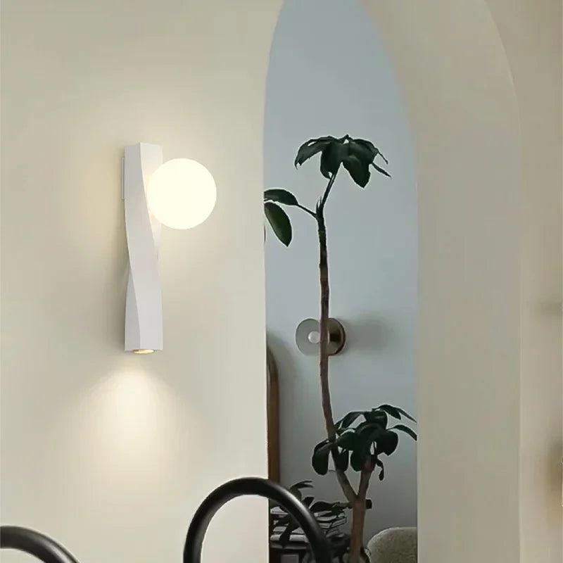 applique murale led nordique créative pour décoration intérieure - vue 4 sur 23