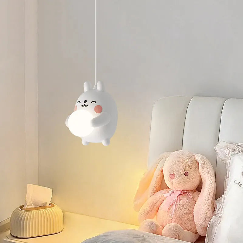 lampes suspendues animaux enfants boule soins oculaires