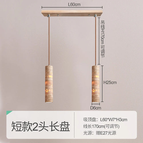 suspension design wabi-sabi en pierre pour ambiance moderne - vue 9 sur 14