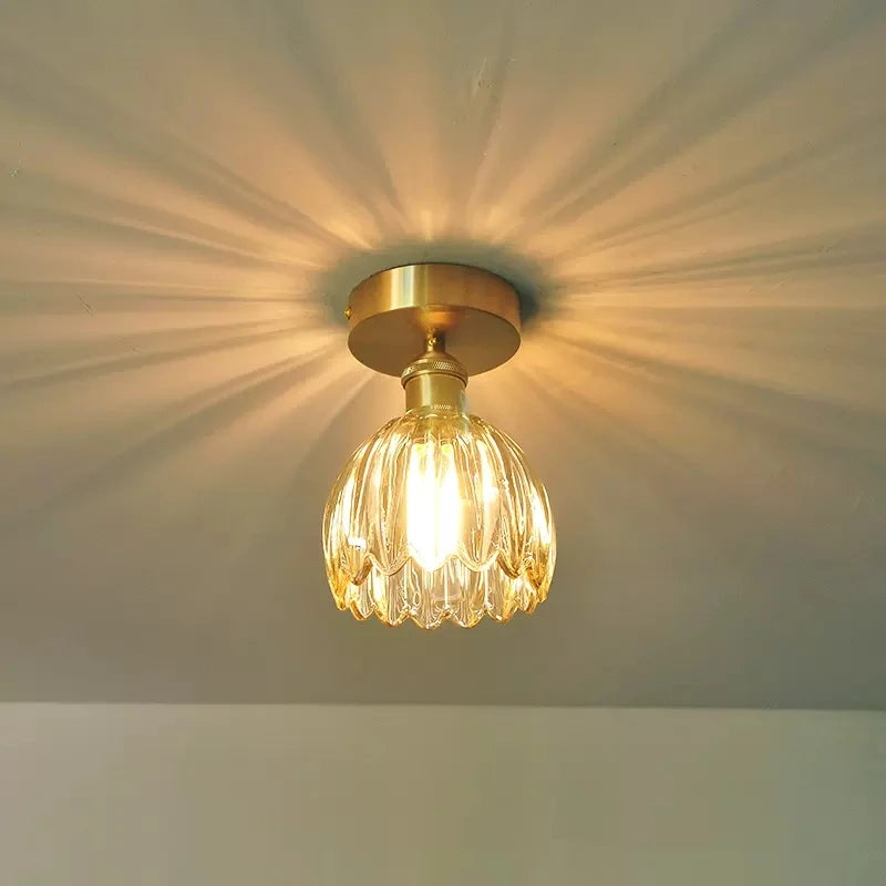 plafonnier moderne en verre pour intérieur et extérieur lumineux - vue 3 sur 30