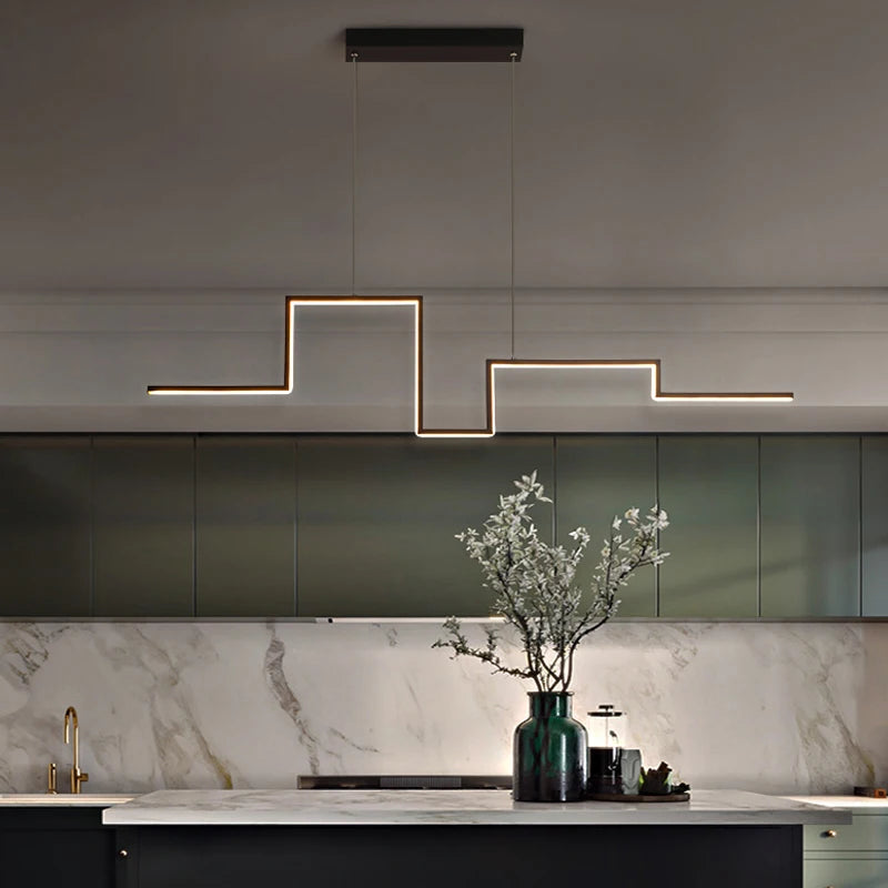 suspension led moderne design artistique pour intérieur - vue 5 sur 9