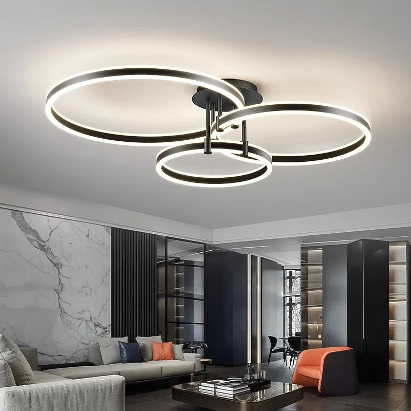 plafonnier Décoration nordique maison chambre décor lampes LED intelligentes pour salon éclairage intérieur lampara