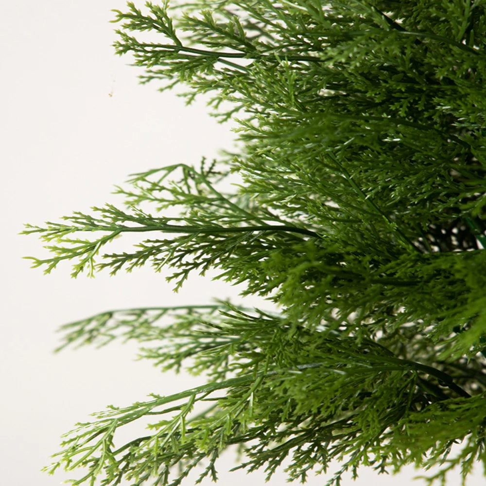 sapin de noël artificiel en plastique pour décorations festives - vue 4 sur 9