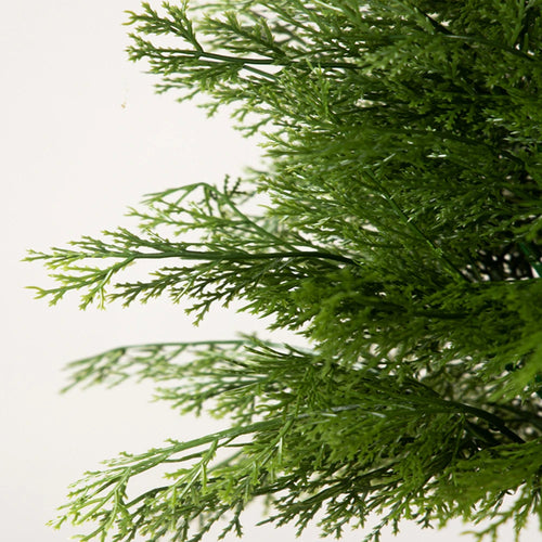 sapin de noël artificiel en plastique pour décorations festives - vue 4 sur 9