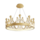 2024 Simple bedroom lamp children's room living room light luxury crown crystal chandelier  pendant lights  room decor