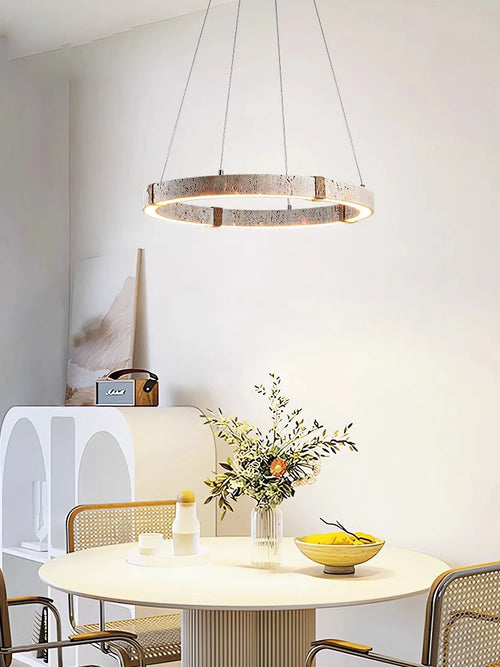 lustre tendance décoration intérieure en pierre moderne - vue 5 sur 10