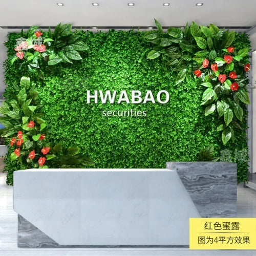 mur végétal artificiel pour décoration extérieure et aménagement paysager - vue 19 sur 30