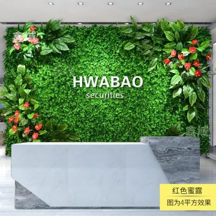 mur végétal artificiel pour décoration extérieure et aménagement paysager - vue 18 sur 30