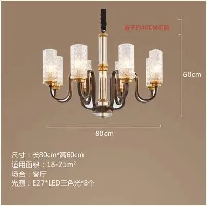 lustre rétro industriel en fer et verre suspendu à led - vue 9 sur 9
