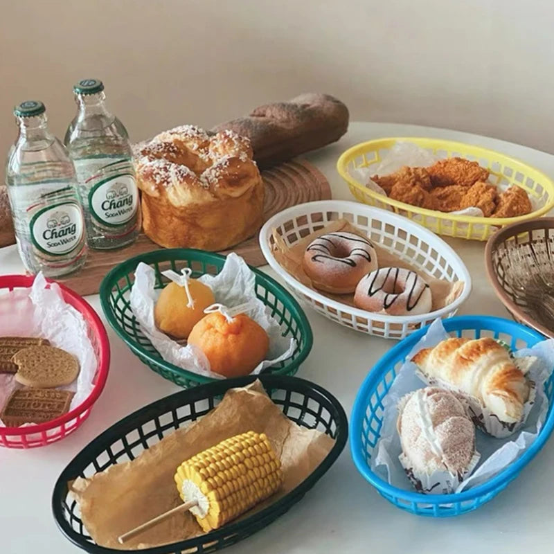 panier ovale pour nourriture accessoire de cuisine et rangement - vue 7 sur 13