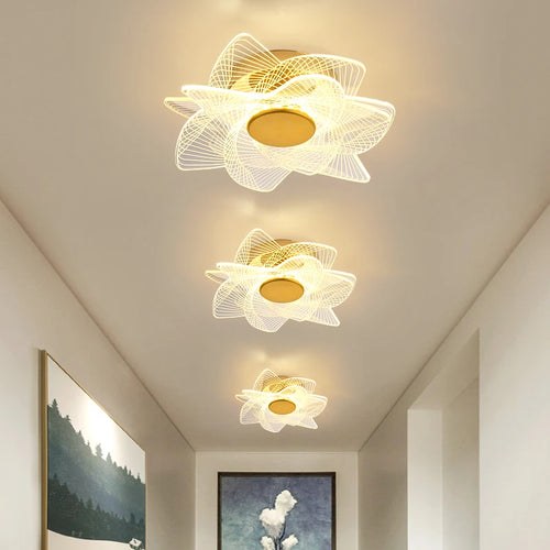 plafonnier led moderne en acrylique design pour intérieur décoratif - vue 2 sur 18