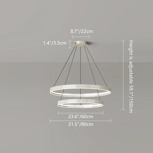 lustre moderne en métal pour éclairage intérieur élégant - vue 13 sur 16
