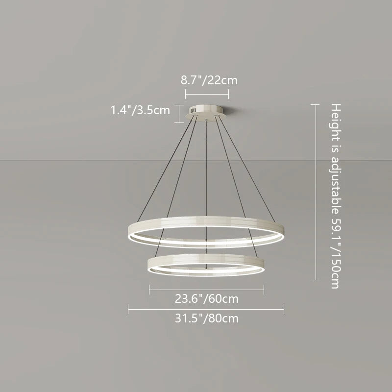lustre moderne en métal pour éclairage intérieur élégant - vue 12 sur 16