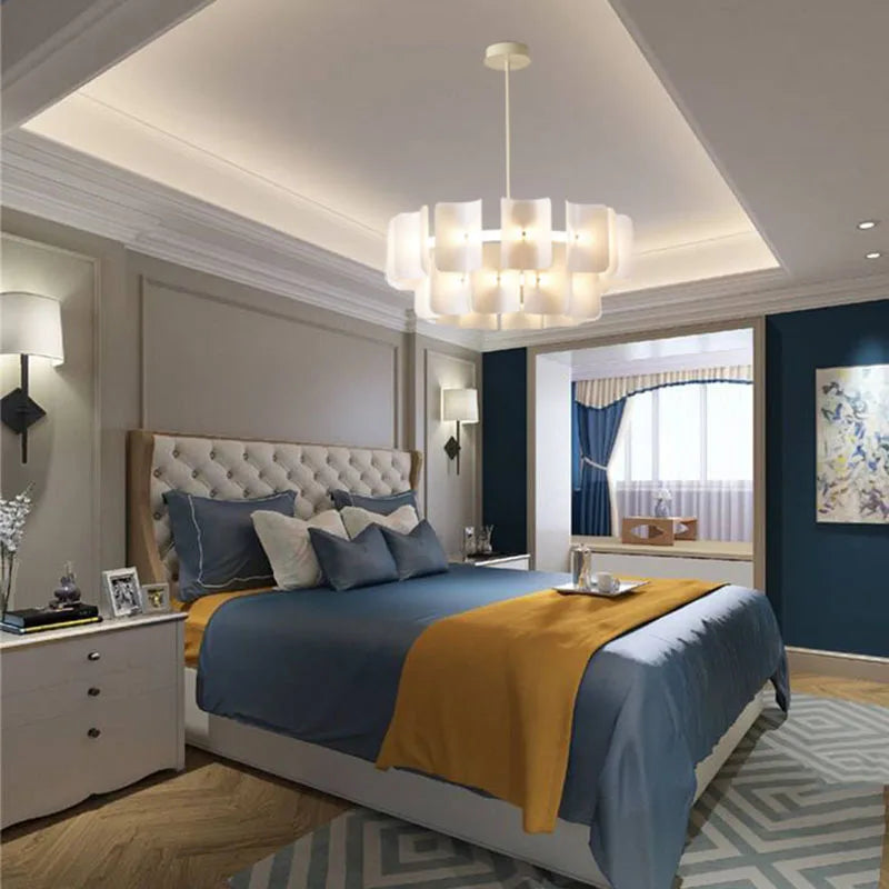 lustre led moderne style 	 avec gradation variable