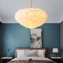 Suspension LED en forme de plumes
