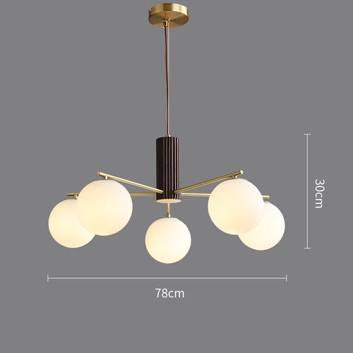 lustre japonais en cuivre style rétro médiéval pour intérieur élégant - vue 12 sur 13