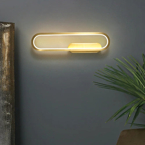 applique murale nordique moderne en cuivre pour intérieur lumineux - vue 4 sur 8