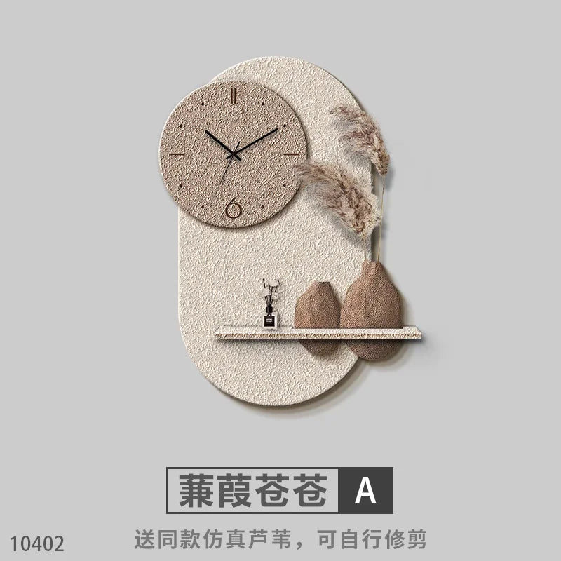 horloge murale décorative en grès design sensoriel avancé