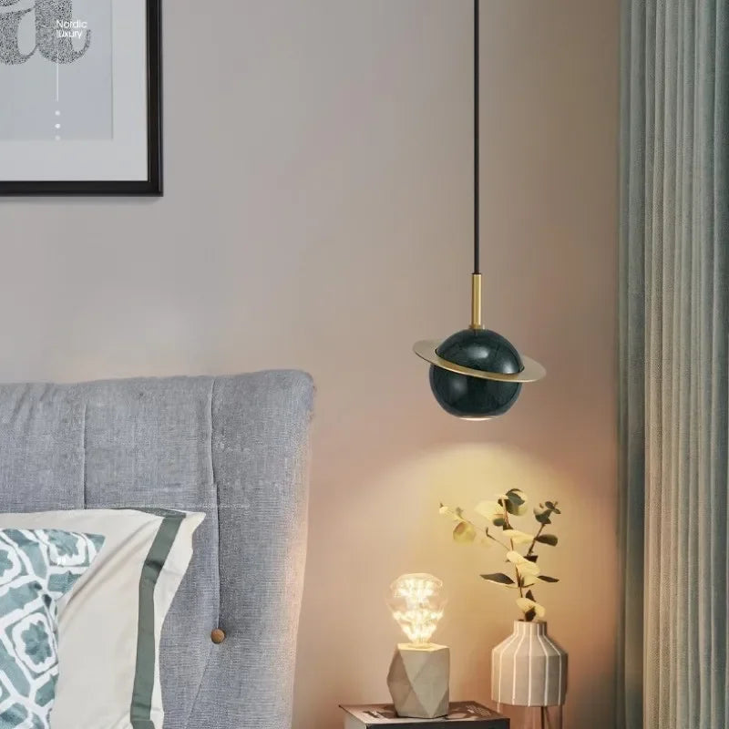 lustre en marbre moderne pour intérieur élégant design nordique - vue 6 sur 24
