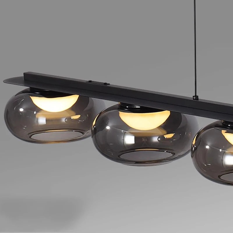 lustre nordique suspension éclairage intérieur pour salon - vue 6 sur 8