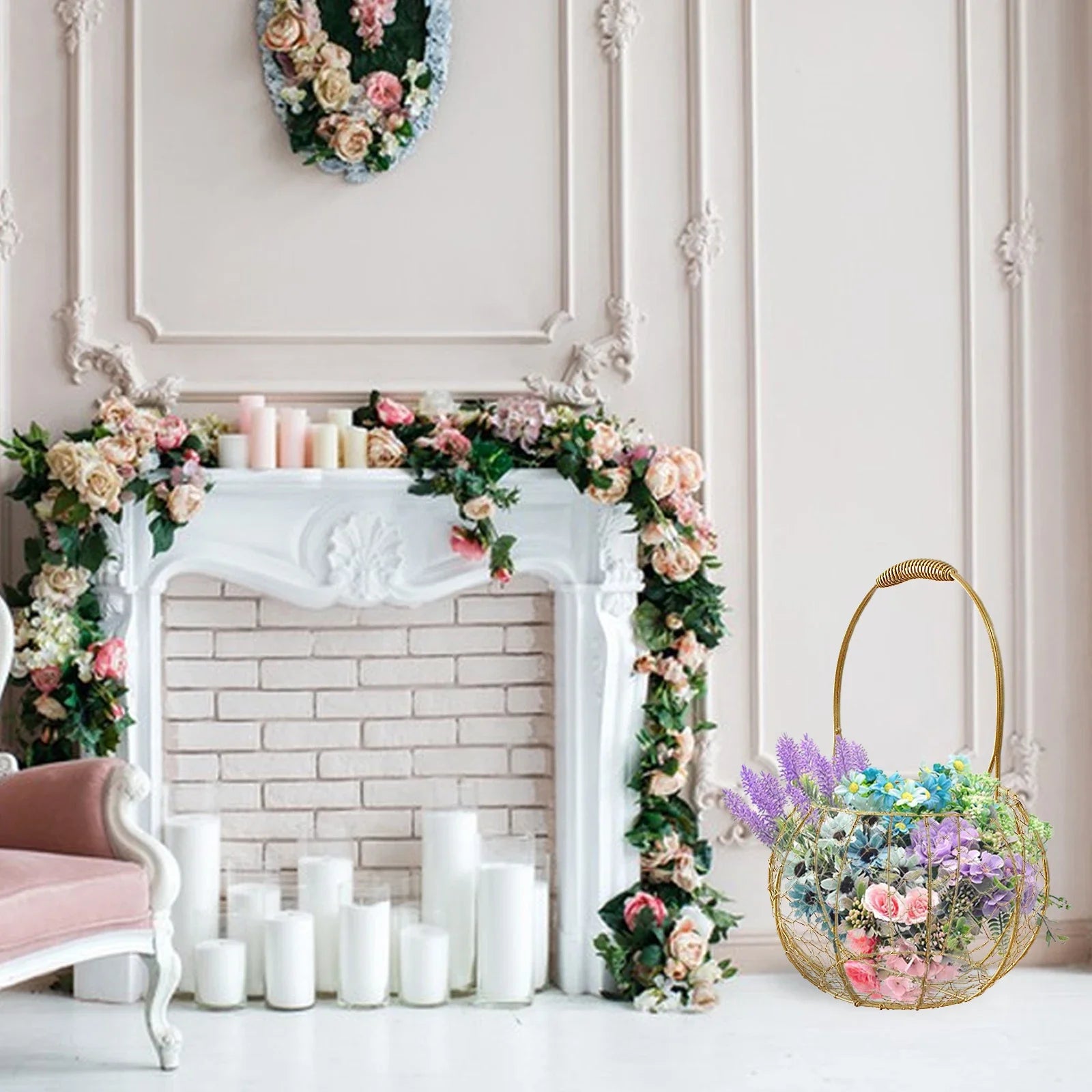 paniers de rangement créatifs pour fête mariage et décoration - vue 6 sur 6
