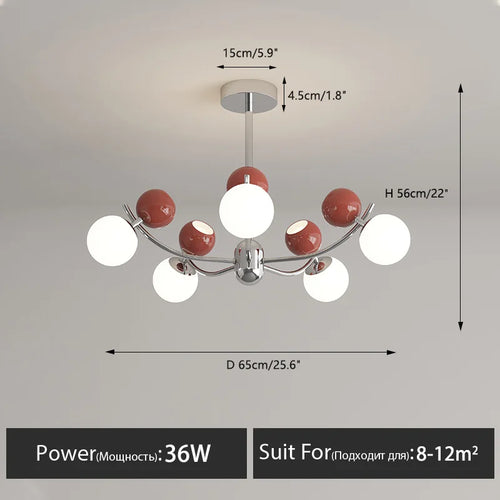lustre créatif moderne pour décoration de chambre enfant - vue 12 sur 12