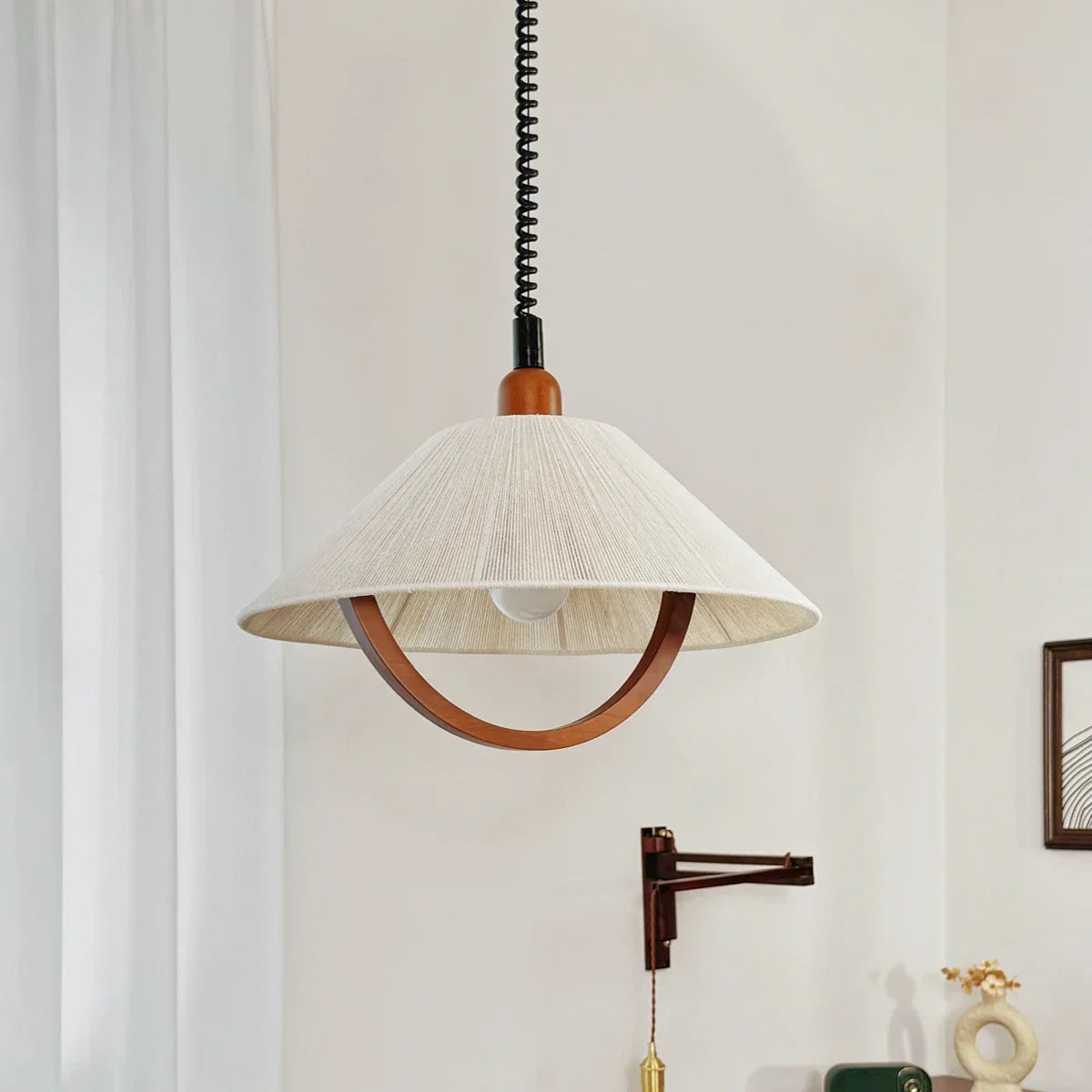suspension en bois design pour intérieur élégant - vue 6 sur 7