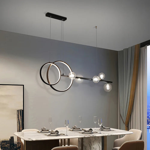suspension à led au design minimaliste moderne pour intérieur - vue 2 sur 8