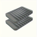 porte-savon en silicone bac auto-drainant pour salle de bain