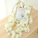 guirlande de fleurs artificielles pour décoration de mariage et intérieur