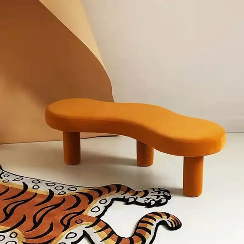 tabouret créatif moderne en tissu design nordique pour boutiques et entrées - vue 10 sur 15