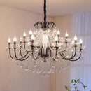lustre moderne en cristal pour décoration intérieure élégante