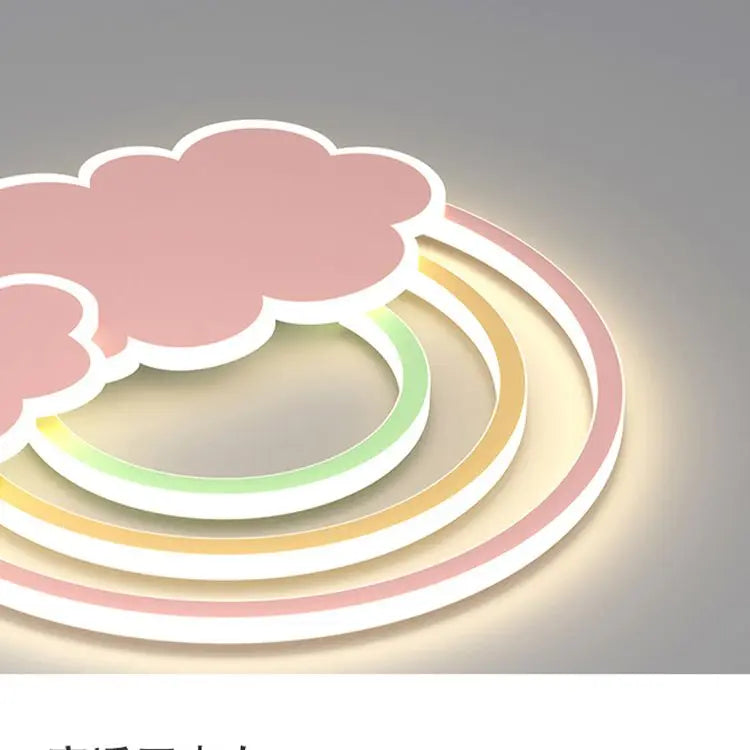 Plafonnier Arc-en-ciel nuage enfants bébé enfant chambre - vue 6 sur 10
