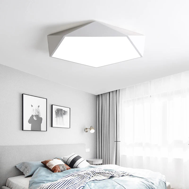 lampe led moderne minimaliste géométrique de style nordique