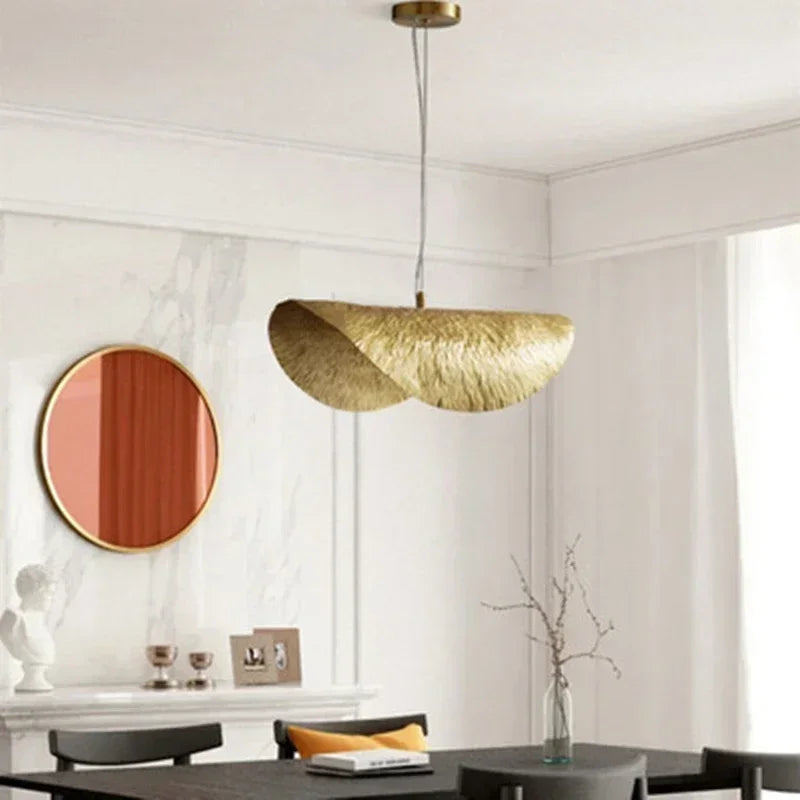 suspension en cuivre design moderne pour éclairage intérieur - vue 6 sur 8