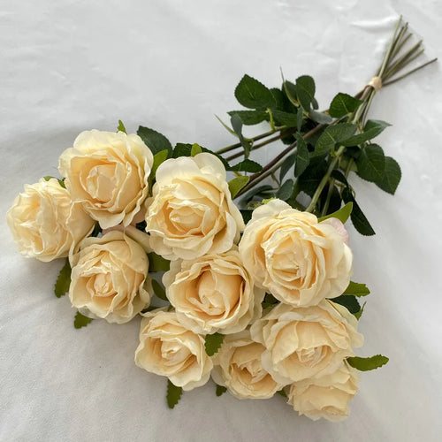 bouquet de roses artificielles pour décoration de mariage et jardin - vue 10 sur 11