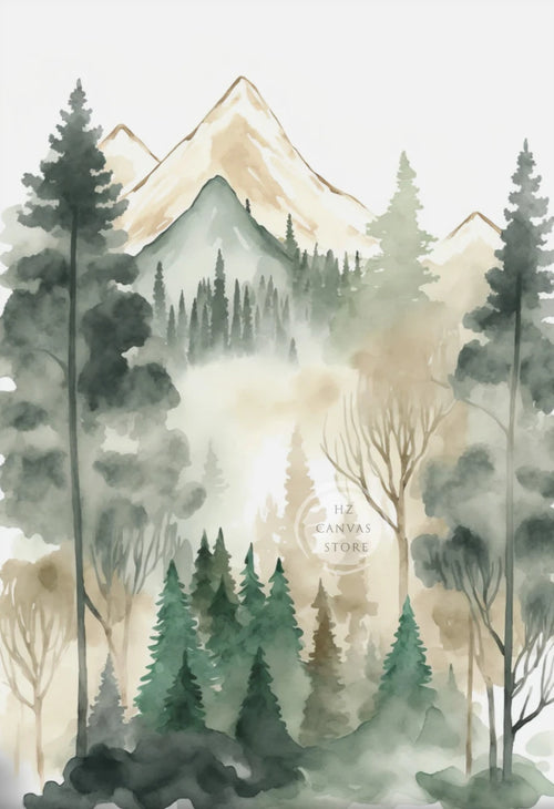 affiches et impressions de paysages de forêt art mural décoratif