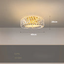 lustre à led en verre cristal art déco intensité variable nouvelle tendance