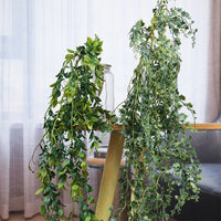 feuilles d eucalyptus artificielles en rotin pour décoration intérieure et extérieure