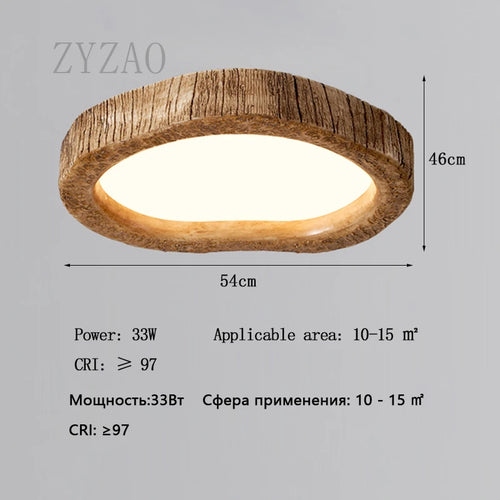 plafonnier moderne design nordique lumière douce protection des yeux - vue 10 sur 9