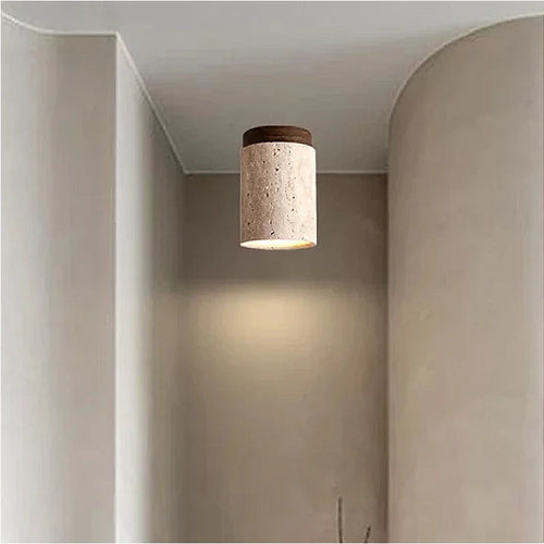 plafonnier en pierre minimaliste pour une ambiance apaisante - vue 2 sur 9