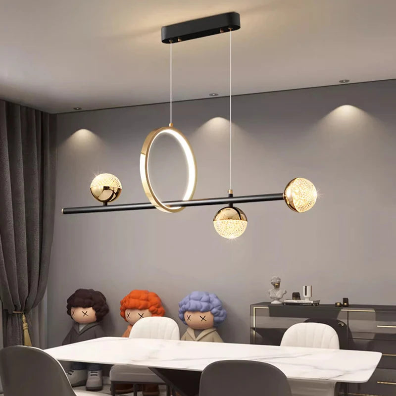 Chambre moderne salle à manger décorative led plafonniers lampes suspendues éclairage intérieur éclairage intérieur plafonnier lustre