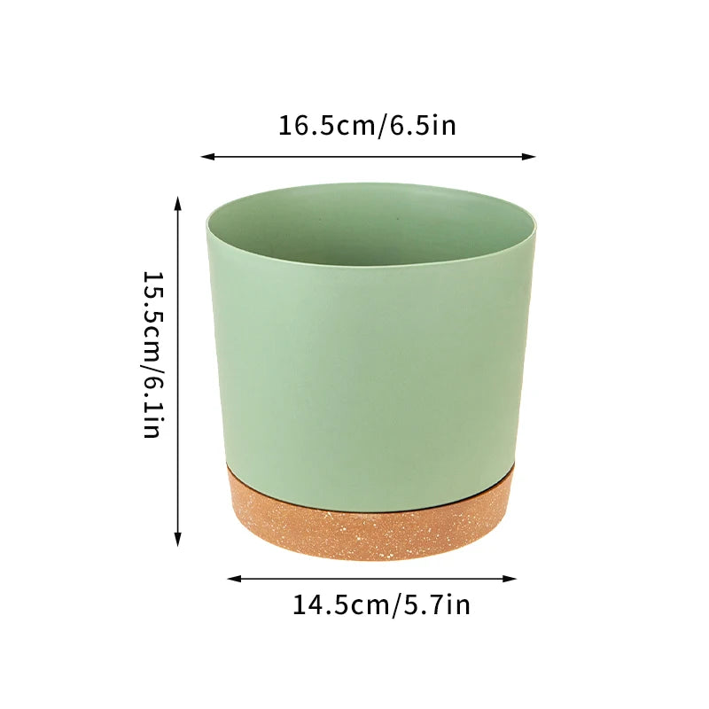 pots de fleurs automatiques avec soucoupe pour jardin et plantes - vue 13 sur 15