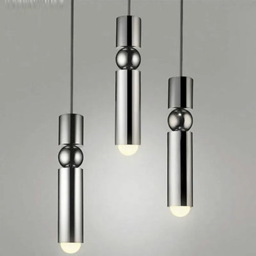 Suspension moderne nordique en métal avec lumière led suspendue - vue 5 sur 13