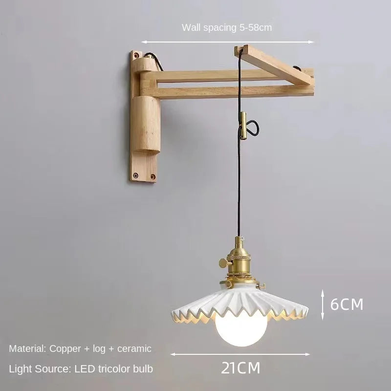 applique murale extensible en cuivre design élégant pour divers espaces - vue 14 sur 23