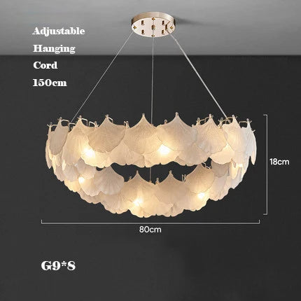 lustre rétro en verre design minimaliste pour décoration intérieure