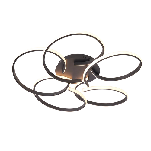 Plafonnier moderne à LEDs lumières pour salon chambre étude salle éclairage intérieur plafonnier Chrome/plaqué or