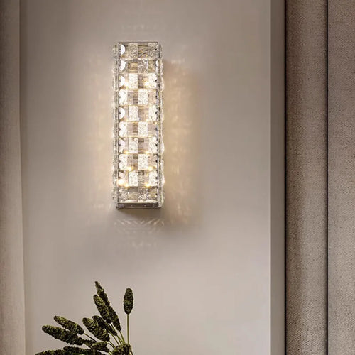 applique murale en cristal avec éclairage moderne pour décoration intérieure - vue 5 sur 12